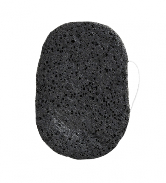 Miếng rửa mặt bọt biển Facial konjac sponge – charcoal
