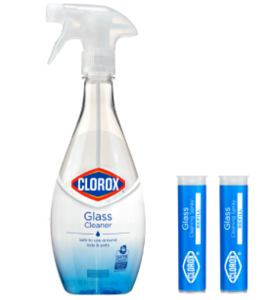  Bộ xịt khử trùng Clorox® Glass Cleaner Cleaning System Starter Kit