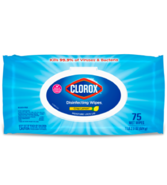 Khăn lau khử trùng Clorox® Disinfecting Wipes₃-Flex Pack