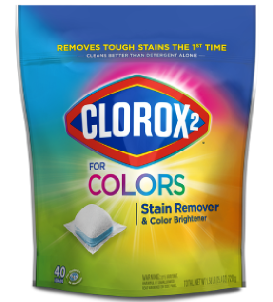 Thuốc tẩy Clorox 2® Stain Remover & Color Brightener Pack