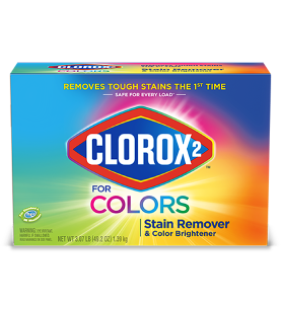 Gói tẩy vết ố màu  Clorox 2® for Colors Stain Fighter & Color Brightener Powder