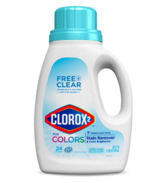 Clorox 2® Free & Clear Stain Remover and Color Brightener Liquid