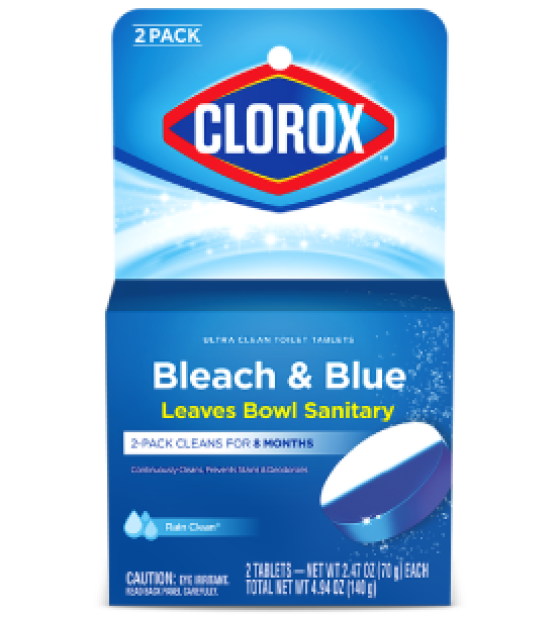 Clorox® Automatic Toilet Bowl Cleaner Bleach & Blue