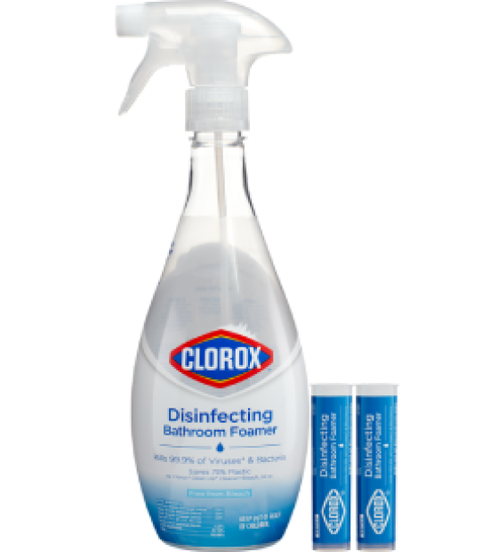  Bộ xịt khử trùng Clorox Disinfecting Bathroom Foamer Cleaning System Starter Kit