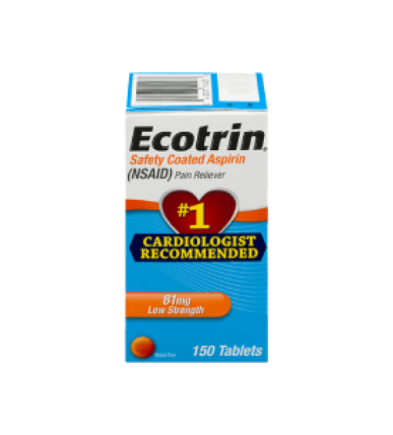 Thuốc giảm đau Aspirin phủ Ecotrin