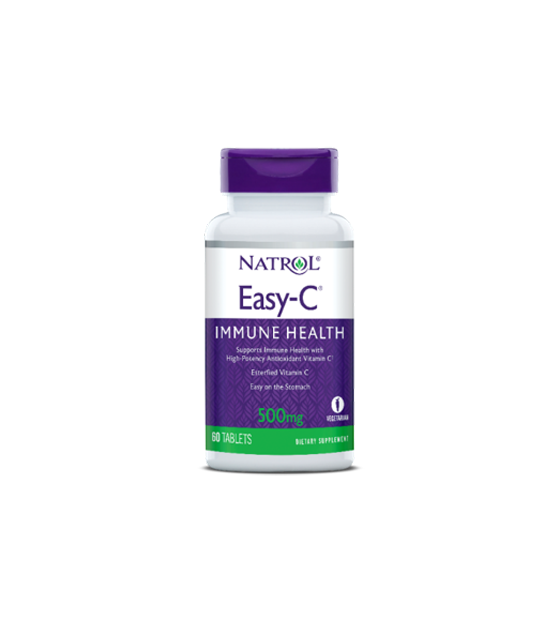 Viên uống Natrol Easy-C 500mg 120 viên vitamin C hỗ trợ tăng đề kháng