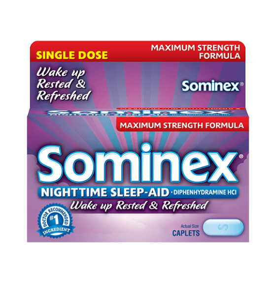 Sominex - Thuốc hỗ trợ giấc ngủ ban đêm